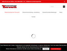 Tablet Screenshot of mein-brandschutzprofi.de